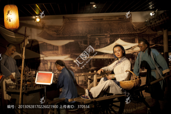 上海歷史發(fā)展陳列館,民俗蠟像