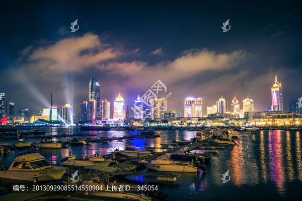 青島奧帆基地絢麗夜景
