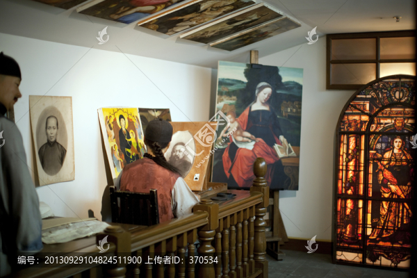上海歷史發(fā)展陳列館,民俗蠟像