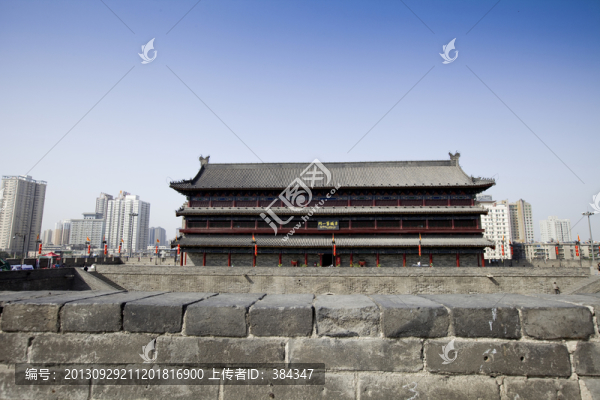 古城第一門(mén),西安北城門(mén)