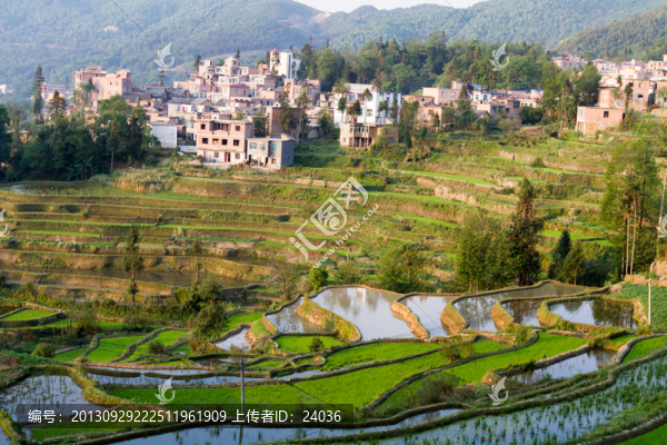 元陽(yáng)梯田,壩達(dá)景區(qū)風(fēng)光
