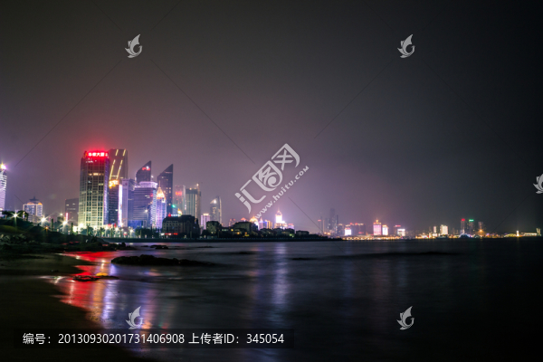 青島濱海夜景