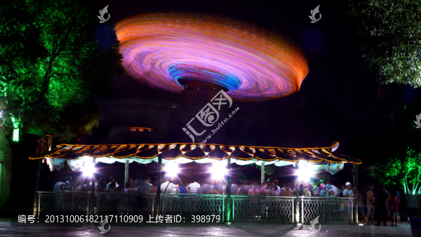 游樂場夜景