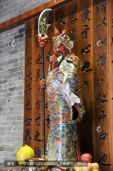 沙灣古鎮(zhèn),關(guān)公像