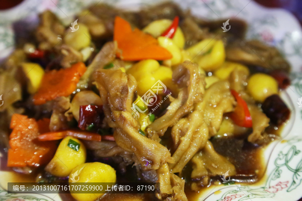 板栗鴨掌