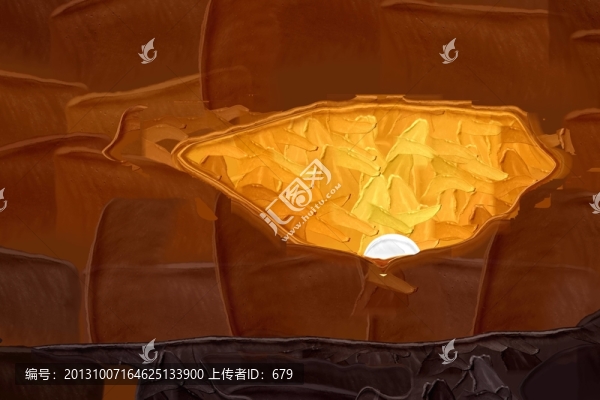 抽象畫,,,日出