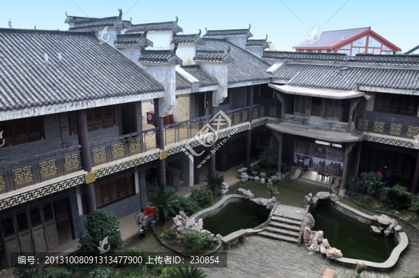 徽派建筑,實木樓房