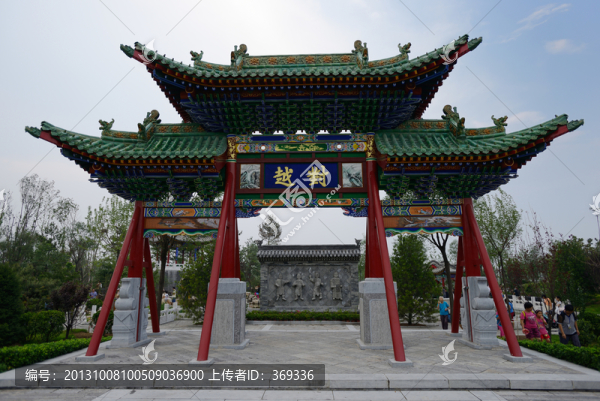 北京園博園山西園對越牌樓