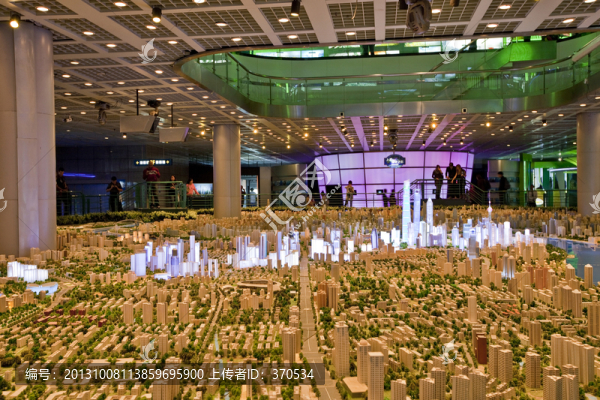 上海城市發(fā)展規(guī)劃館,微縮景觀