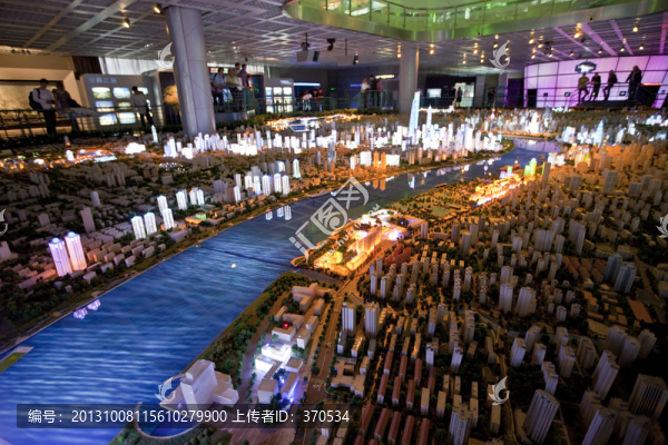 上海城市發(fā)展規(guī)劃館,微縮景觀