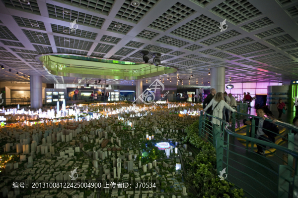 上海城市發(fā)展規(guī)劃館,微縮景觀