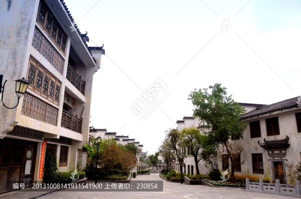 徽派建筑,街道