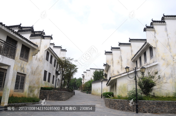 徽派建筑,街道,巷道