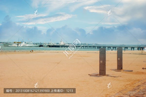 沙灘,海洋