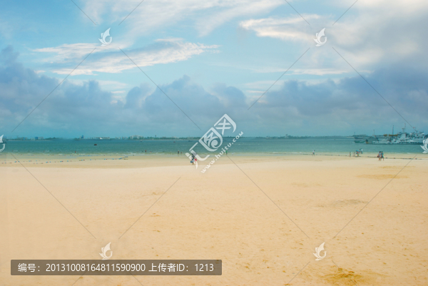 沙灘,海洋