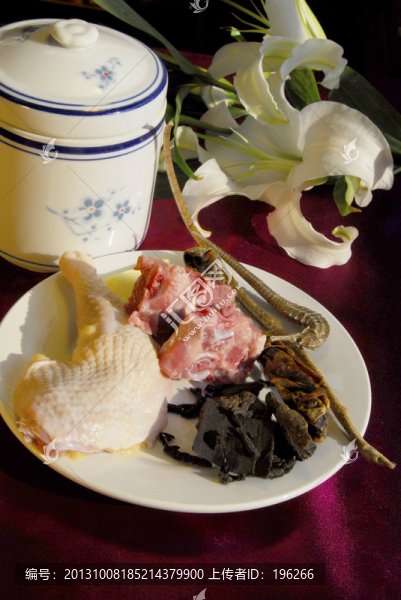 燉湯,雞腿海馬湯,十全大補(bǔ)