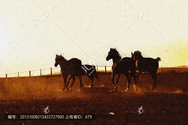 駿馬圖
