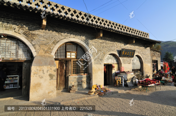 黃河磧口古鎮(zhèn)風光