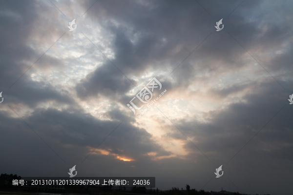 多云的天空