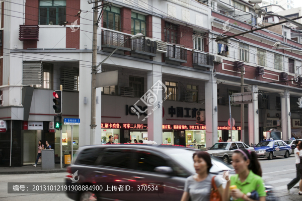 上海小街道,,黃浦區(qū),現(xiàn)代建筑