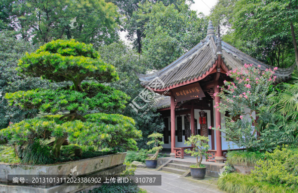 成都杜甫草堂,詩詞木刻長廊