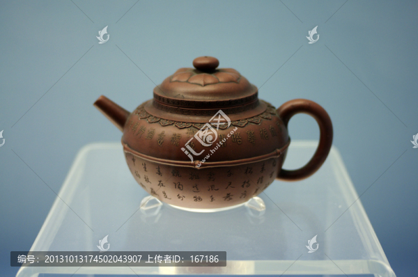 宜興窯乾隆御制詩(shī)紫砂壺