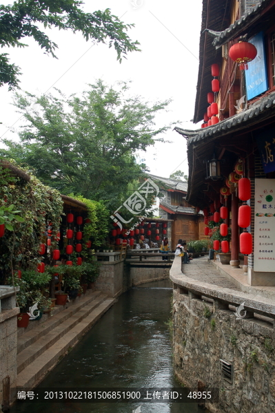 麗江小巷街景