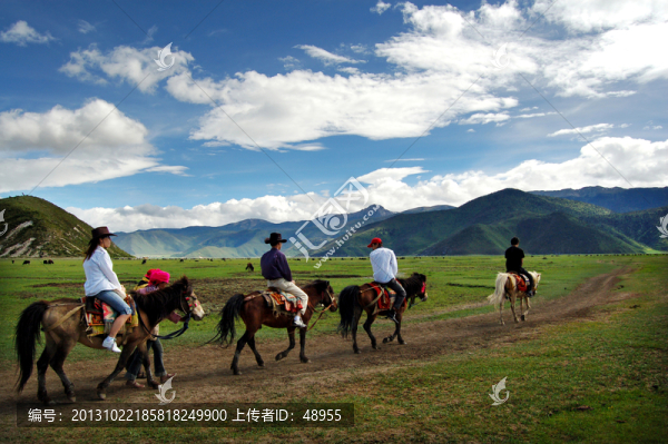 香格里拉騎馬旅游