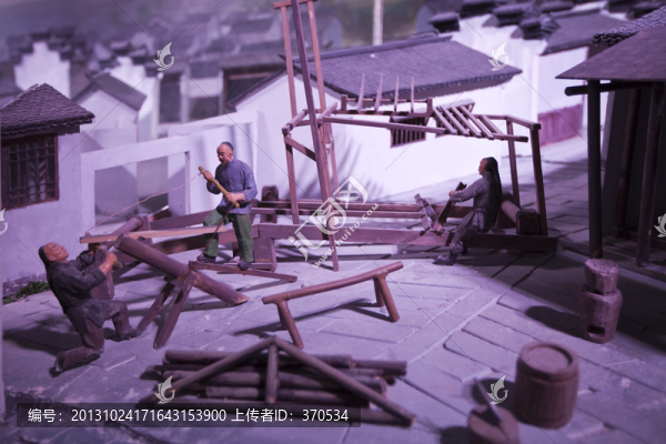 微縮景觀,民俗泥人,泥塑,模型