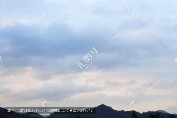 彩霞,彩云,藍(lán)天,晨空,飄云
