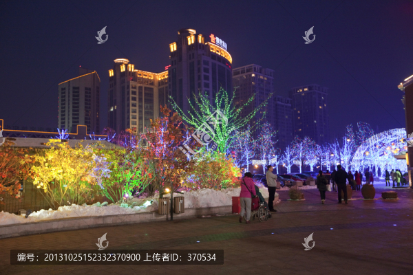 藍色港灣夜景,,休閑社區(qū),現(xiàn)代