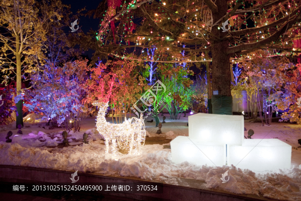 藍(lán)色港灣夜景,,休閑社區(qū)