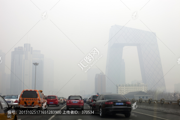 北京,三環(huán)路,清晨,都市,城市