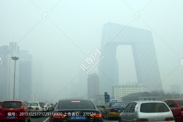 北京,三環(huán)路,清晨,都市,城市