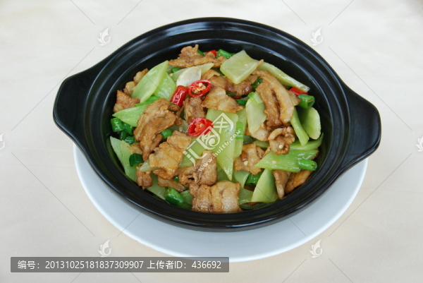砂鍋萵筍尖