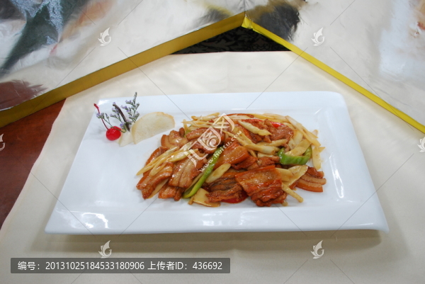 土豬筍肉炒酸