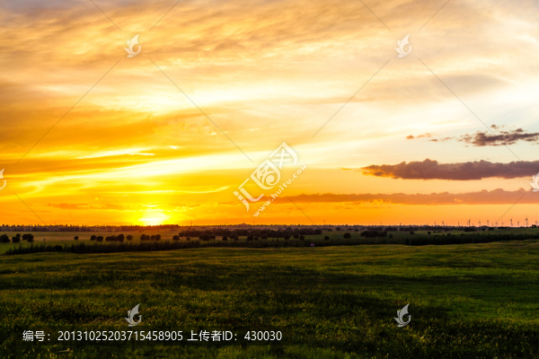 晚霞