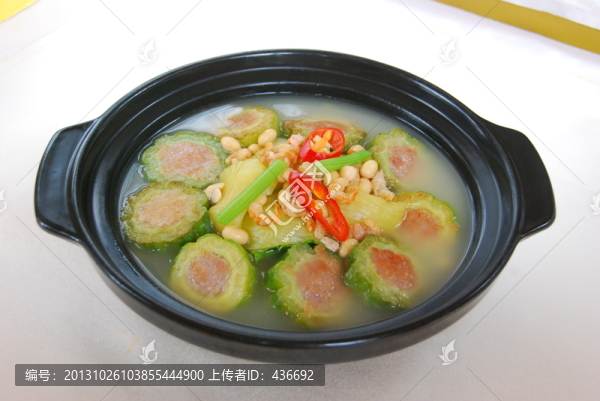 潮式咸菜煲釀涼瓜