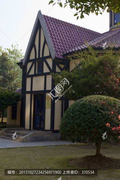歐式建筑,曲陽公園,園林,休閑