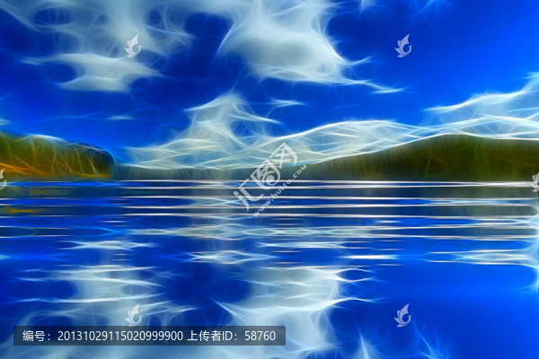 抽象湖泊