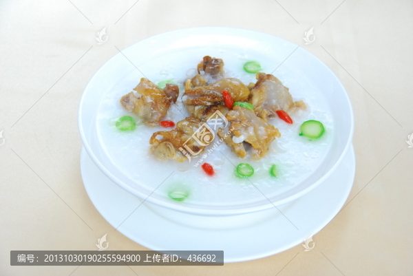 地道咸燒骨粥