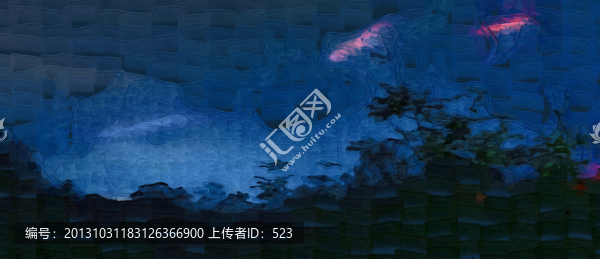 夜景裝飾畫