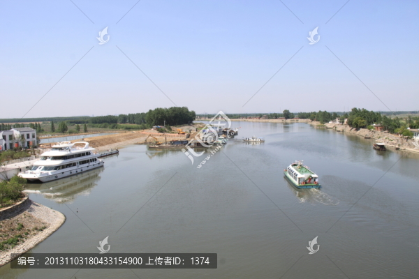 乘船游巢湖