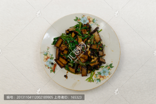 小炒豆干