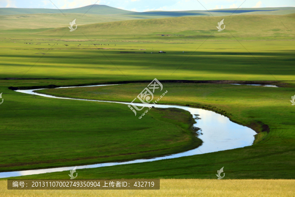 草原上的河