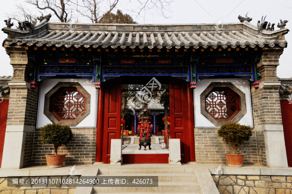 古色古香的小廟