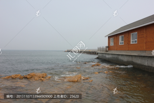 北戴河岸邊