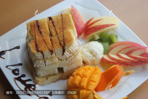 松糕,糕點(diǎn),芒果,水果