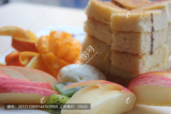 松糕,糕點(diǎn),芒果,水果