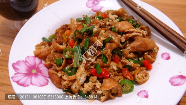 小炒油豆腐
